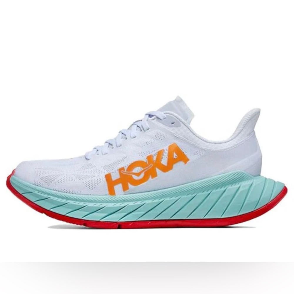 HOKA ONE ONE Carbon X 2 'White Blue' Men’s Running Shoes Size 9